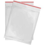 Sachet plastique transparent 80x120mm pochon lot de 100 sachets � fermeture sachet zip sac plastique ...