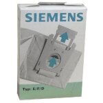 Sachet sacs aspirateur (x5) type e / f / d 00461407 pour pieces aspirateur nettoyeur petit electromenager ...