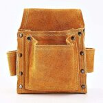 Sacoche de charpentier pour la taille, ceintures porte - outils en cuir de qualit� sup�rieure avec 2 ...