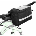 Sacoche de guidon de vlo - tanche - sac isotherme avec bandes rflchissantes - tlphone portable, ...