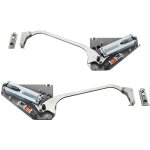 Salice - ferrure de porte relevable double evolift - force : faible - longueur du bras : 720 mm - sens ...