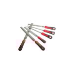 Jeu de 6 limes emmanch�es bi mati�re sam outillage lpj 1