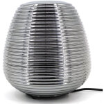 Lampe de chevet sia verre gris fum compatible led