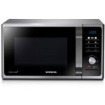 Samsung mg23f301tcs four  micro - ondes noir, argent micro - ondes avec gril table de cuisson 23 l 800 ...