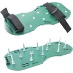 Sandales arateur pelouse, 1 paire 42mm arateur de pelouse avec 26 clous et cl, chaussure  gazon ajustable, ...