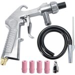Sandblaster kit blowing shot sandblaster siphon feed gun buse rouille supprimer le sablage abrasif pour ...