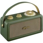 Sangean ra - 101 radio sans fil fm bluetooth, aux rechargeable vert, or