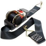 Sangle d'arrimage 1, 8 m x 50 mm traction 750 dan pes crochet avec tendeur � cliquet auto - enrouleur ...