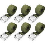 Sangles d'arrimage de 1 m - lot de 6 courte sangle a cliquet avec boucle de serrage 25mm 250kg sangle ...