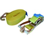 Sangle d'arrimage 50mm 12m 5t cliquet + doigts souds s18389