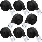 Sangle d'arrimage, 8 pi�ces sangle de serrage � cliquet sangles de verrouillage sangle avec boucle de ...