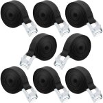 Sangle d'arrimage, 8 pièces sangle de serrage à cliquet sangles de verrouillage sangle avec boucle de ... Sangle d'arrimage, 8 pièces sangle de serrage à cliquet sangles de verrouillage sangle avec boucle de ...