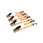 Sangle d'arrimage avec tendeur a cliquet 500 kg - 25 mm x 5 m - 4 pcs arat2554 ri8812