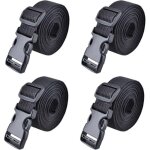 Sangle � boucle rapide 25 mm 38 mm sangle d'arrimage 4 pi�ces sangle � cliquet plastique courroie de ...