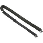Sangle d'�paule ajustable en paracord pour fusil de chasse et tir tactique - noir