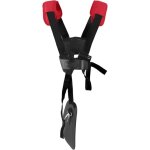 Sangle d'�paule double �paule pour d�broussailleuse stihl fs d�broussailleuse (noir rouge)