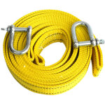 Sangle de remorquage haute r�sistance avec deux crochets de s�curit� en d pour treuil, capacit� de 5 ...