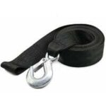 Sangle de treuil de bateau en polyester r�sistant de s�curit�, sangle de treuil de bateau de remplacement ...
