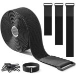 [jamais utilis�] sangle velcro robuste de 5 cm x 5 m avec 15 boucles ? r�glable, d�coupable et r�utilisable, ...