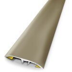 Sans marque barre de seuil 4 en 1  fixer, universel, 3m, alu titium, l. 37 mm x l. 166 cm