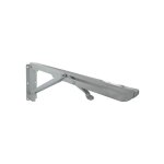 Sans marque equerre escamotable acier epoxy blanc, h. 14 x p. 40 cm