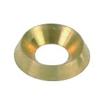 Sans marque - rondelles cuvettes dcolletes laiton poli diamtre 4 mm bote de 100 pices