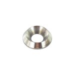 Rondelles cuvettes embouties laiton nickel� pour vis �6mm diam�tres ext�rieurs haut 13, 5mm et bas 18mm ...