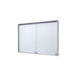 Vitrine d'affichage int�rieur fond acier laqu� - 8 feuilles