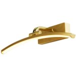 Searchlight santorini applique pour tableau 40 cm, laiton satin�, m�tal bross�