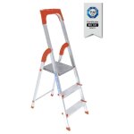 Sarayli - escabeau professionnel en aluminium, avec rangement d'outils - certifi� normes en131