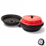Satenco - pack omnia four nomade compactr + etui pour four omnia + thermomtre multifonctions