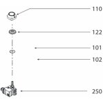 Bague d'�tanch�it� (rep�re 122)