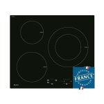 Sauter - spi4300b table de cuisson induction - 3 zones - 7200w - l60 x p52cm - revetement verre - noir ...