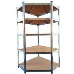 Scaffale kit 5 ripiani angolare workit
