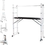 [jamais utilis�] scaffoldax2x6, �chelle pliante multi - usage, �chafaudage avec plateforme