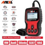 Scanner obd2 - ancel - vd500 - diagnostic complet - r�initialisation epb - service d'huile