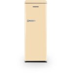 Schneider ? r�frig�rateur 1 porte 229l vintage cr�me ? froid statique ? d�givrage automatique ? hauteur ...