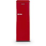 Sccl329vr - schneider réfrigérateur 1 porte cle rouge vintage 337l froid brassé Sccl329vr - schneider réfrigérateur 1 porte cle rouge vintage 337l froid brassé