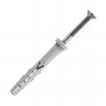 Scell - it - 100 chevilles clou acier multi - mat�riaux � frapper, t�te plate, nylon - 8 x 100 mm