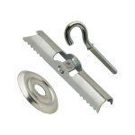 Scell - it - cheville faux plafond � bascule avec crochet 5 x 73 mm, 1 pi�ce