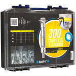 Scell - it - coffret de 275 chevilles m�tallique spyder � expansion avec vis et pince � expansion md ...