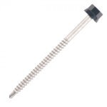 Scell - it - vis bac acier sommet nervur support mtal zed - 6. 3 x 50 mm - th12 - gris terre d'ombre ...