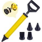 Scellants pistolet pour mortier avec presse - mortier accessoires seringue de mortier + 4 buse