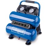 Scheppach compresseur  air hc10 twin ? 750 w ? 8 bar ? cuve 7, 5 l ? compresseur d?air sans huile ? ...
