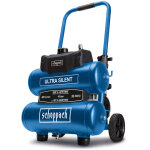 Scheppach - compresseur d'air hc20si twin ultra silent ? 230 v ? 750 w ? pression max 10 bar ? cuve 20l ...