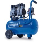Scheppach compresseur d?air hc26si ? compresseur � air ultra silencieux - cuve 24 l ? pression de travail ...