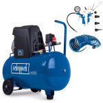 Scheppach compresseur d?air hc63 ? 1500 w ? 230 v ? 10 bar ? cuve de 50 l ? d�bit d?aspiration 220 l ...