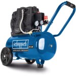Scheppach - compresseur bicylindre super silencieux hc25si - 1100 w - cuve 24 l - pression 8 bar - sans ...