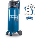 Scheppach - compresseur vertical portatif hc51v ? moteur puissant 1500 w ? sans huile ? cuve de 50 l ...