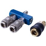 Scheppach - distributeur pneumatique � 2 voies - pour tous types de compresseurs